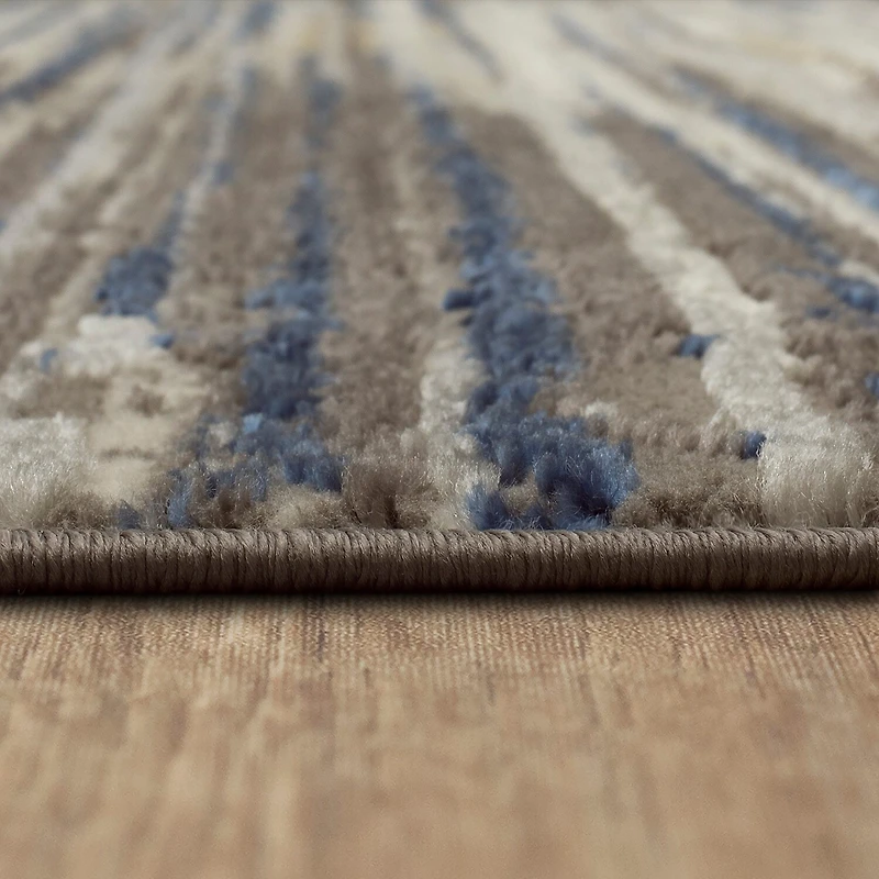Mohawk Home Furie Stripe Machine Woven Indoor Rectangular Accent Rug