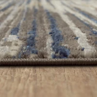 Mohawk Home Furie Stripe Machine Woven Indoor Rectangular Accent Rug