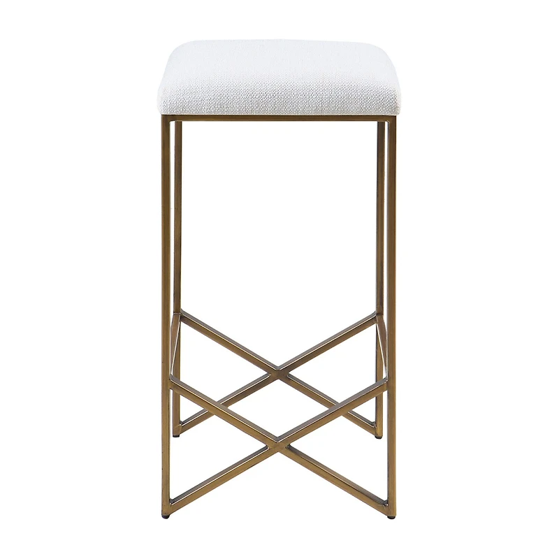 INK+IVY Marino Counter Height Upholstered Bar Stool