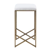INK+IVY Marino Counter Height Upholstered Bar Stool