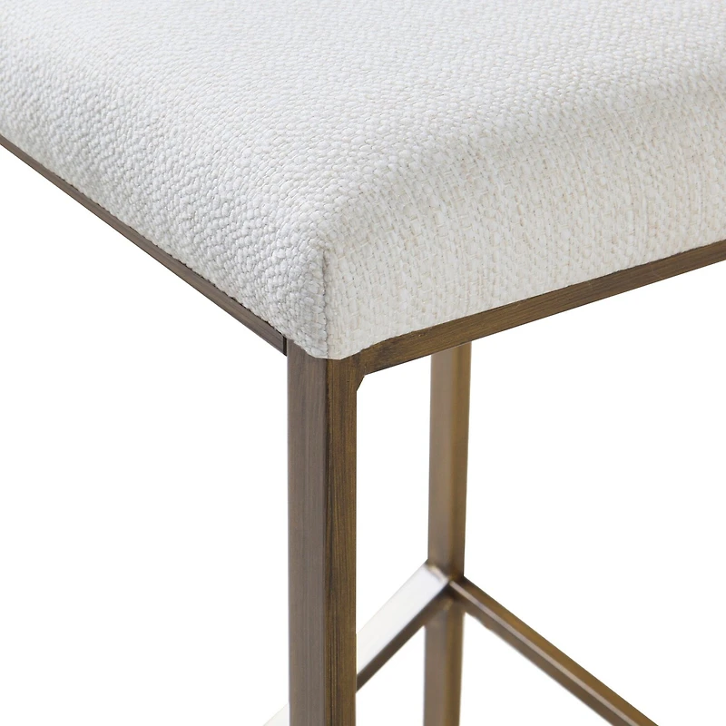 INK+IVY Marino Counter Height Upholstered Bar Stool