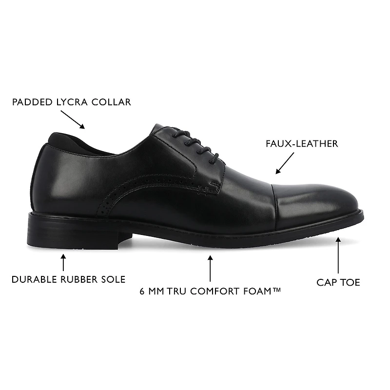 Vance Co Maning Mens Cap Closed Toe Loafers