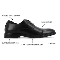 Vance Co Maning Mens Cap Closed Toe Loafers