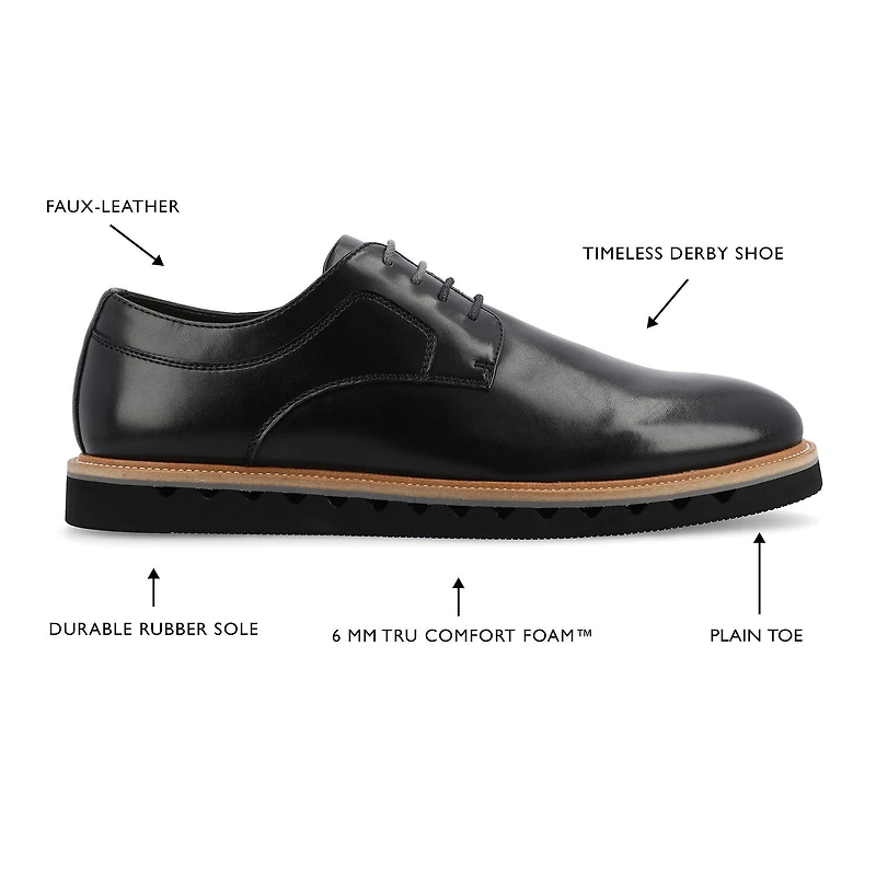 Vance Co William Mens Round Loafers