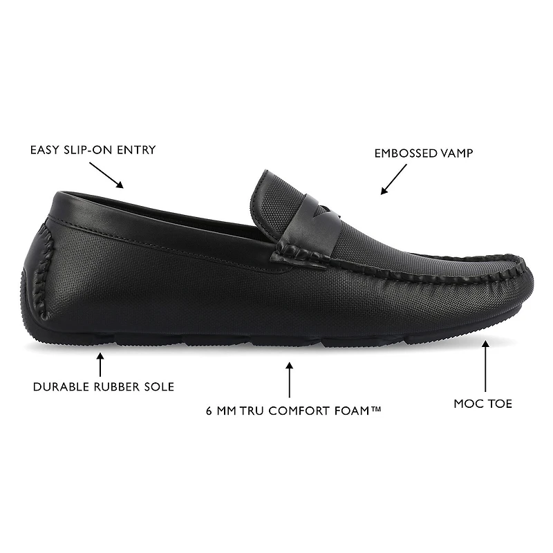 Vance Co Isaiah Mens Square Loafers