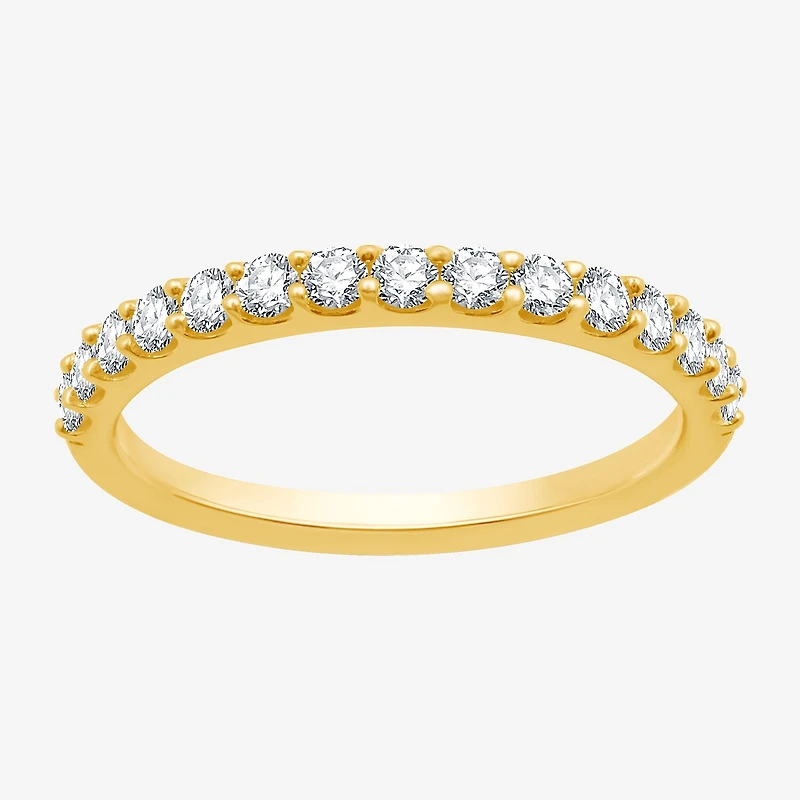 1/2 CT. T.W. Lab-Grown Diamond Wedding Band 10K or 14K Gold.