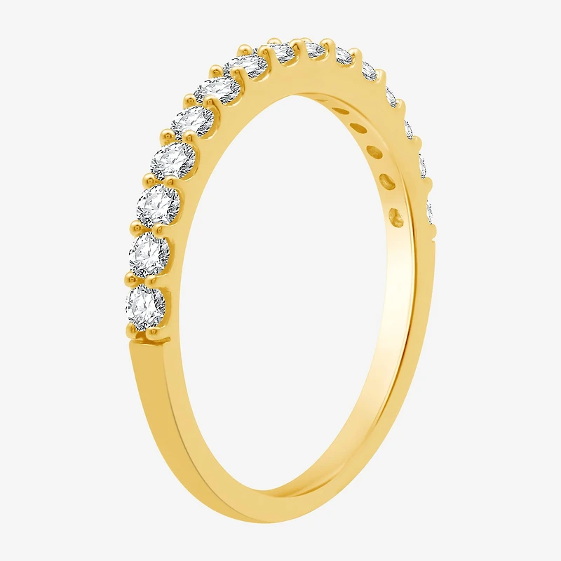 1/2 CT. T.W. Lab-Grown Diamond Wedding Band 10K or 14K Gold.