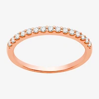 1/4 CT. T.W. Lab Grown White Diamond 10K Gold Wedding Band