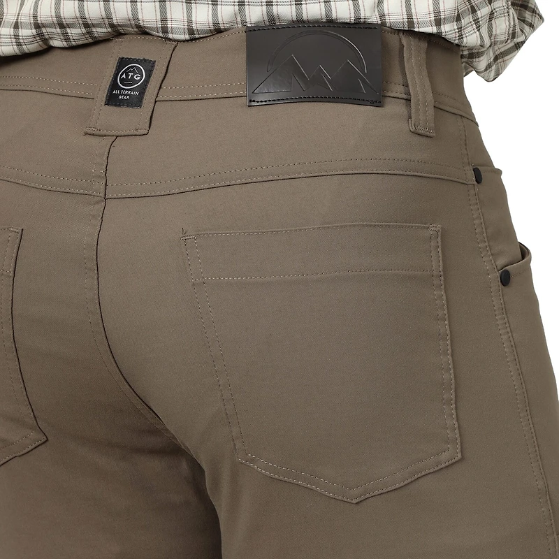 Wrangler Atg (All Terrain Gear) Utility Mens Comfort Waistband Regular Fit Flat Front Pant
