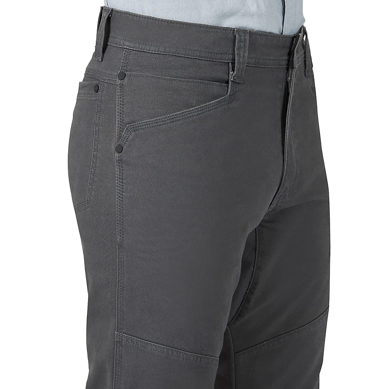 Wrangler All Terrain Gear Reinforced Utility Mens Comfort Waistband Regular Fit Flat Front Pant