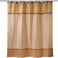 Avanti® Braided Medallion Shower Curtain
