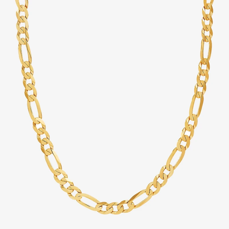 Mens 22 - 30 Inch 10K Gold Link Necklace