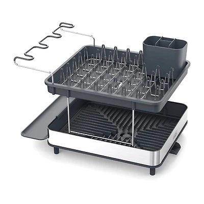 Joseph Joseph Excel Steel 2-Tier - Grey Dish Rack