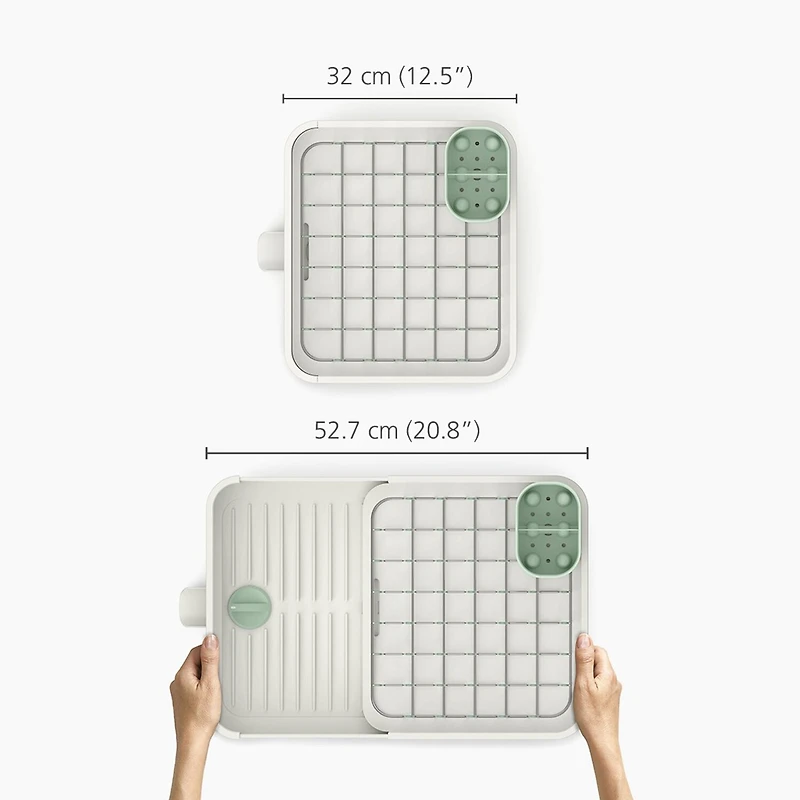 Joseph Joseph Extend - Light Stone/Sage Dish Rack