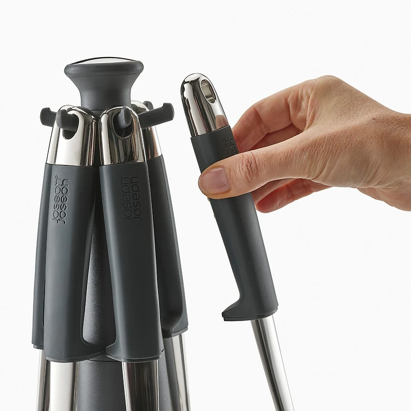 Joseph Joseph Elevate Steel Carousel - Stainless Steel 6-pc. Kitchen Utensil Set