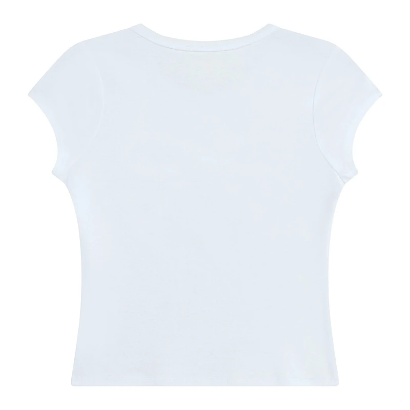 by&by girl Big Kid Girls Round Neck Short Sleeve T-Shirt