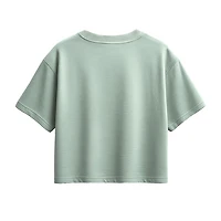 Disney Collection Little & Big Kid Girls Crew Neck Short Sleeve Regular Fit Baby Yoda Star Wars Graphic T-Shirt