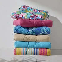 Outdoor Oasis Horizon Turquoise Patio Seat Cushion