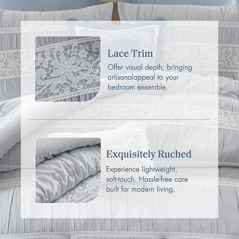 Madison Park Marlowe Jacquard 7-pc. Midweight Easy Care Comforter Set