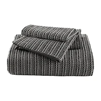 Woolrich Lyon Waffle Washed 3-pc. Easy Care Duvet Cover Set