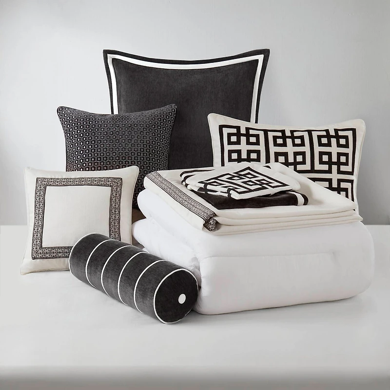 Madison Park Signature Jarvis Embroidery 8-pc Oversized Comforter Set