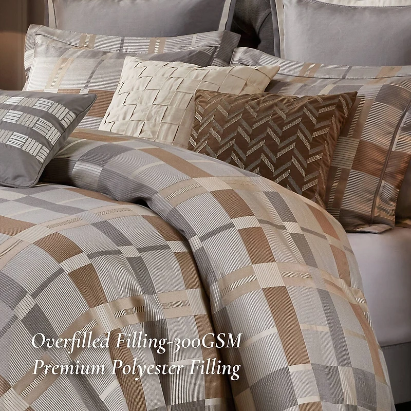Madison Park Signature Prescott Jacquard 8-pc Oversized Comforter Set