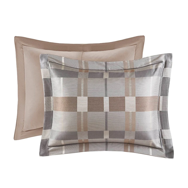 Madison Park Signature Prescott Jacquard 8-pc Oversized Comforter Set