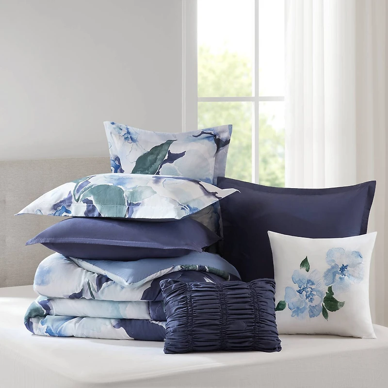 Madison Park Ananda 7-pc. Midweight Easy Care Comforter Set