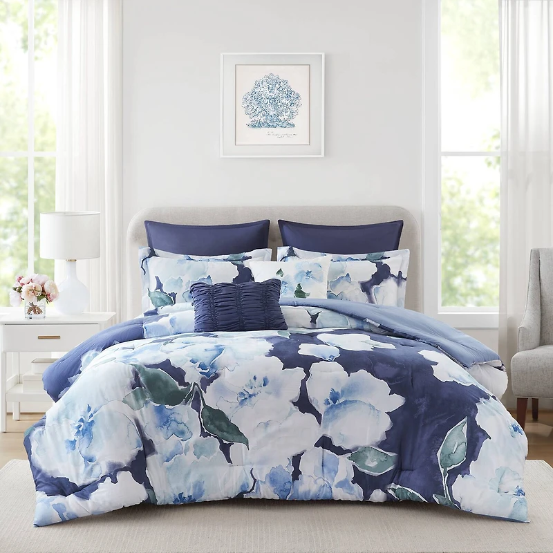 Madison Park Ananda 7-pc. Midweight Easy Care Comforter Set