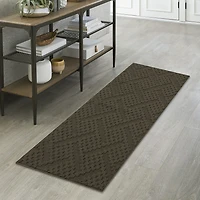 Maples Textured Solid Weave Indoor Rectangular Runner