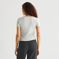 a.n.a Perfect Tee Womens Crew Neck Short Sleeve T-Shirt