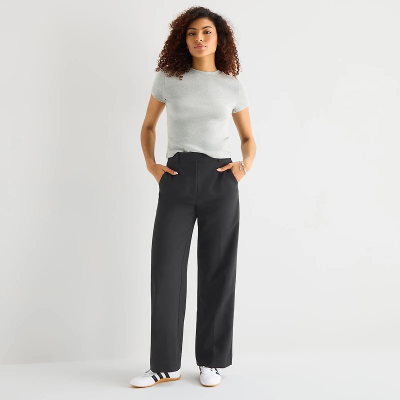 a.n.a Perfect Tee Womens Crew Neck Short Sleeve T-Shirt