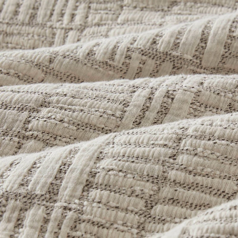 Croscill Harper Oversized Cotton Matelasse 3-pc. Midweight Comforter Set
