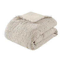 Croscill Harper Oversized Cotton Matelasse 3-pc. Midweight Comforter Set