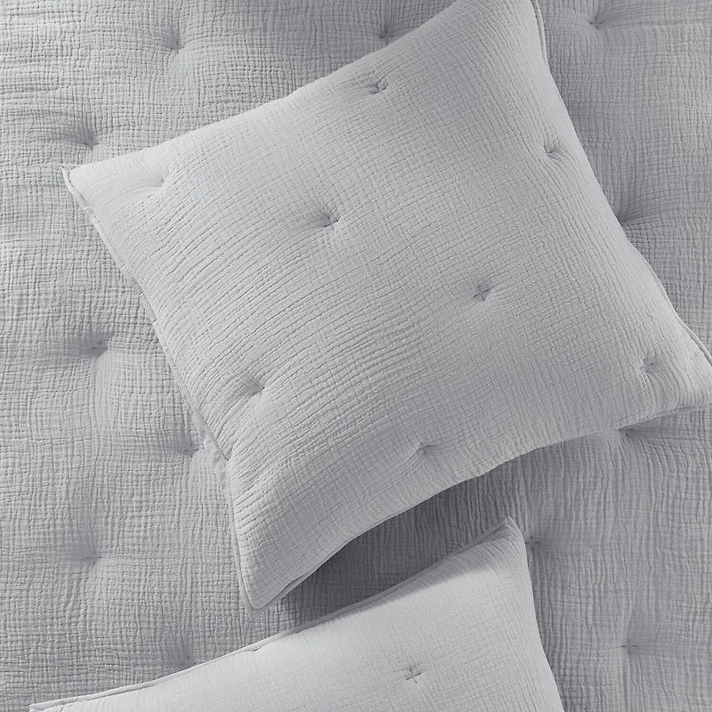 Harbor House Breeze Cotton Gauze Embroidered Euro Sham