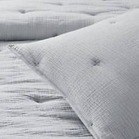 Harbor House Breeze Cotton Gauze  Embroidered 3-pc. Easy Care Quilt Set