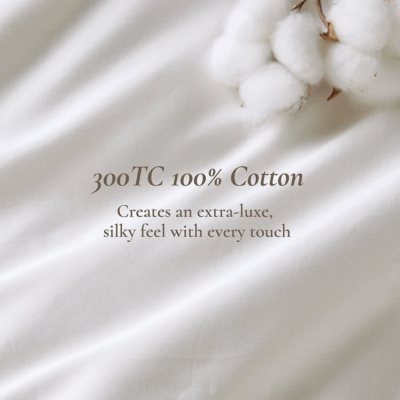 Harbor House Nile Cotton Sateen With Embroidery 3-pc. Embroidered Duvet Cover Set