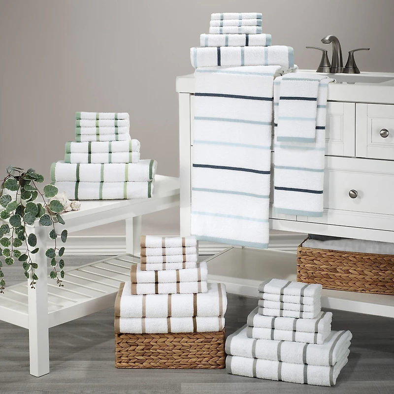 IZOD #N/A 2-pc. Striped Bath Towel