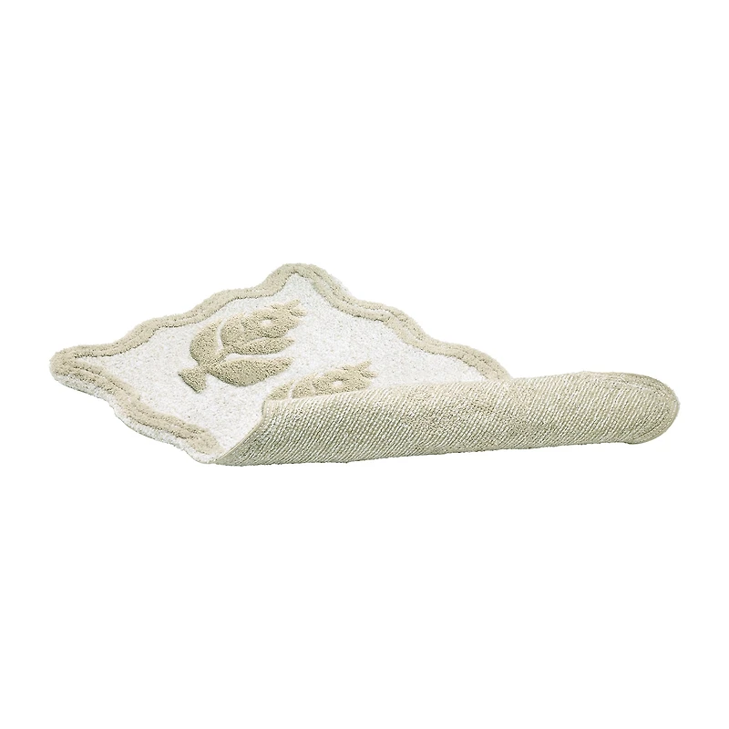 IZOD Henley Tufted With Non-Slip Latex Back Bath Rug