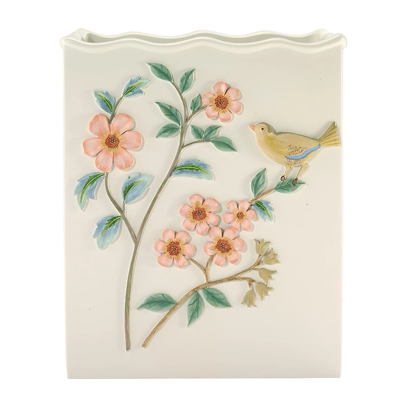 Avanti Pretty Birds Trash Can