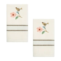 Avanti Pretty Birds 2-pc. Fingertip Towel