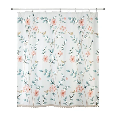 Avanti Pretty Birds Shower Curtain