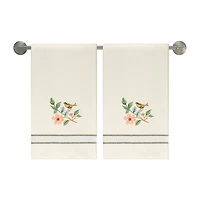 Avanti Pretty Birds 2-pc. Floral Bath Towel