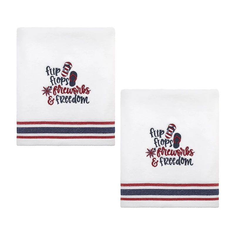 Avanti Flip Flop Flag 2-pc. Hand Towel