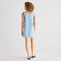 a.n.a Womens U Neck Sleeveless A-Line Dress