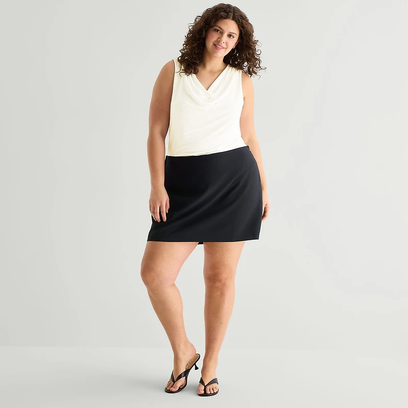 a.n.a Womens Plus Skort