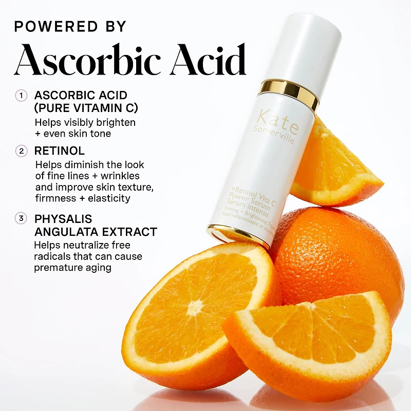 Kate Somerville +Retinol Vita C Power Serum Firming And Brightening Treatment Face Serum
