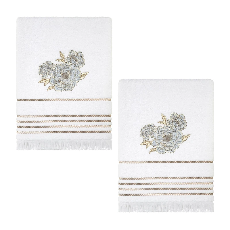 Nicole Miller Camille 2-pc. Floral Bath Towel