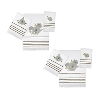 Nicole Miller Camille 2-pc. Floral Bath Towel
