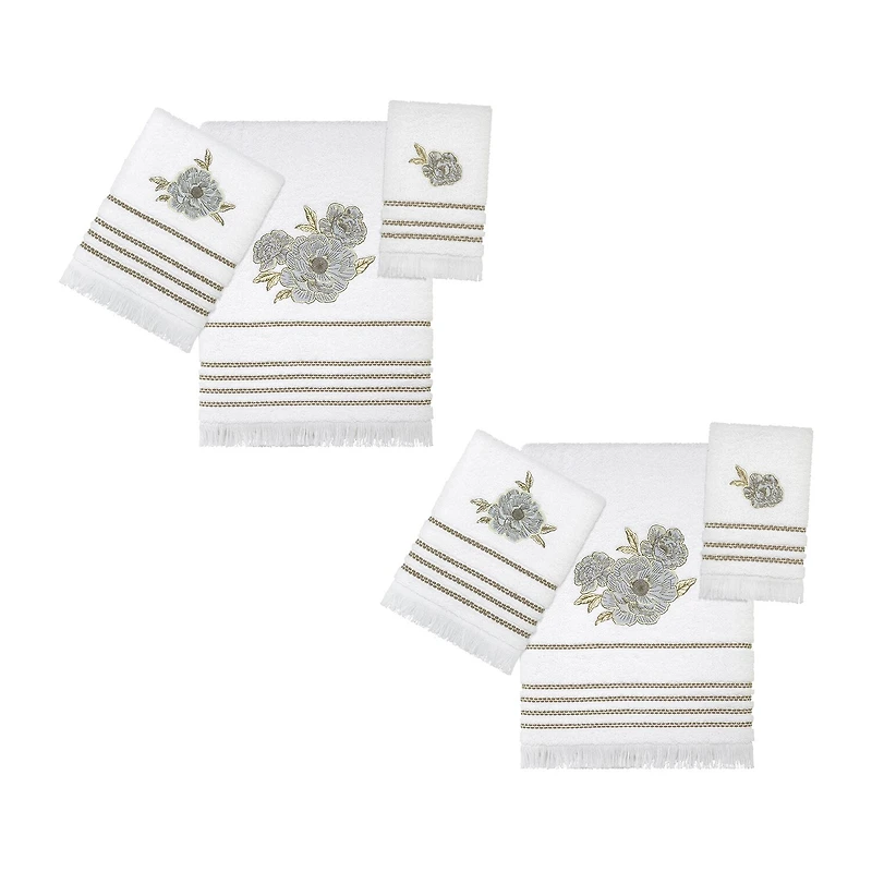 Nicole Miller Camille 2-pc. Fingertip Towel